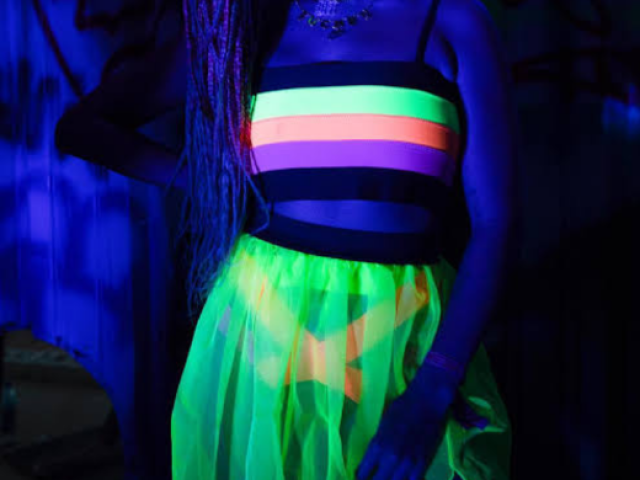 Vestido neon