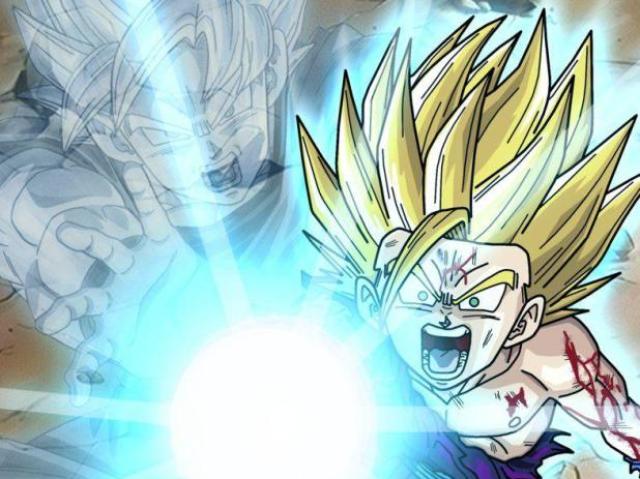 O emocionante Kamehameha de Gohan (e Goku)