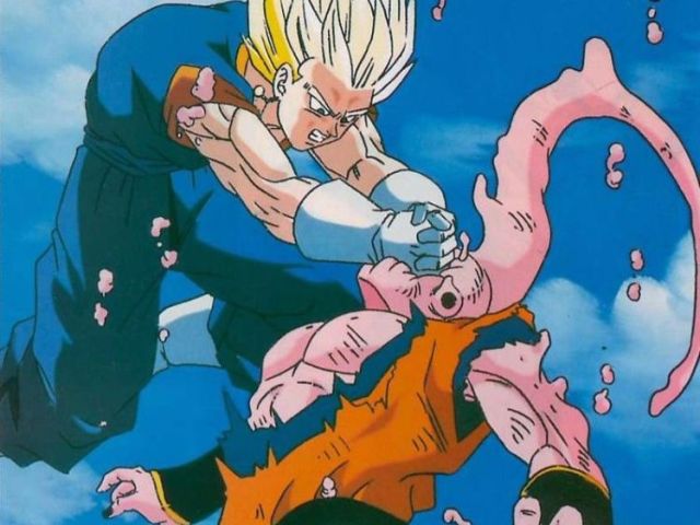 Vegetto vs Majin Boo