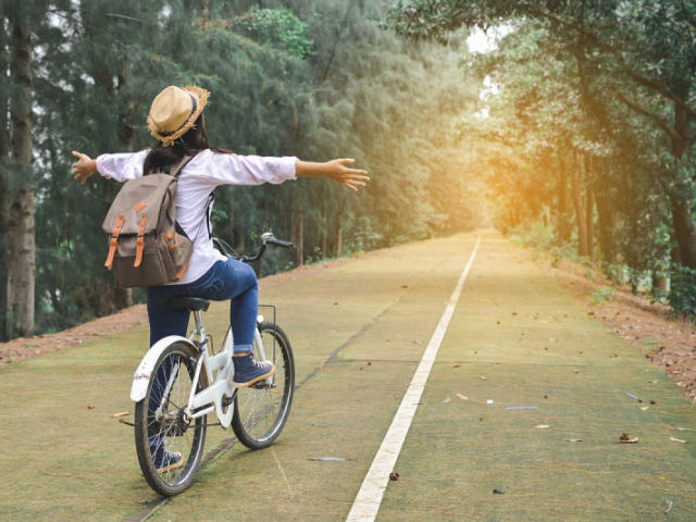 Andando de patins/skate/bike