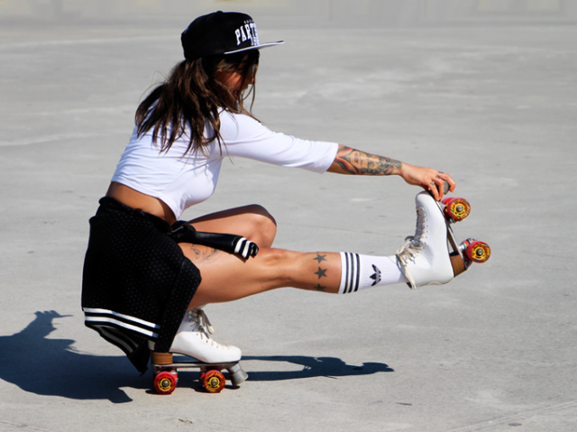 Andando de patins/skate/bike