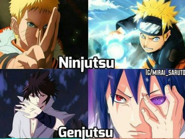 Taijutsu, ninjutsu, genjutsu, doujutsu