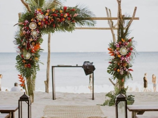 Casamento praiano 💍🐚