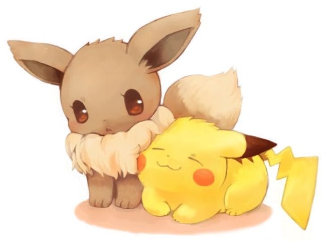 pikachu e eevee