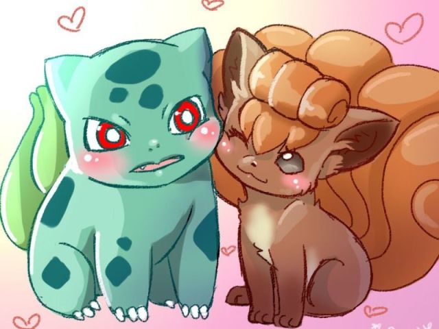 bulbassauro e vulpix