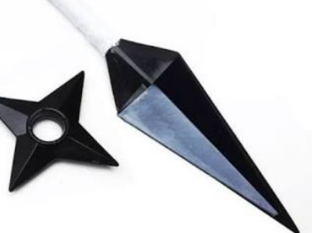 Kunai e Xuriquem do Naruto