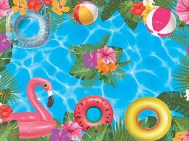 Monte sua festa na piscina!