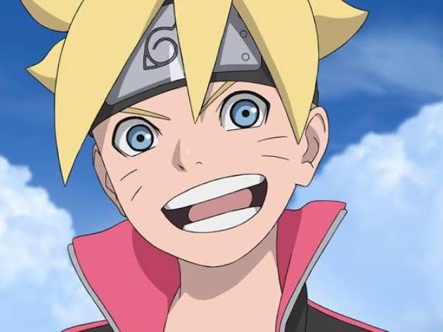 Você foi muito bom, você conhece muito Boruto Uzumaki