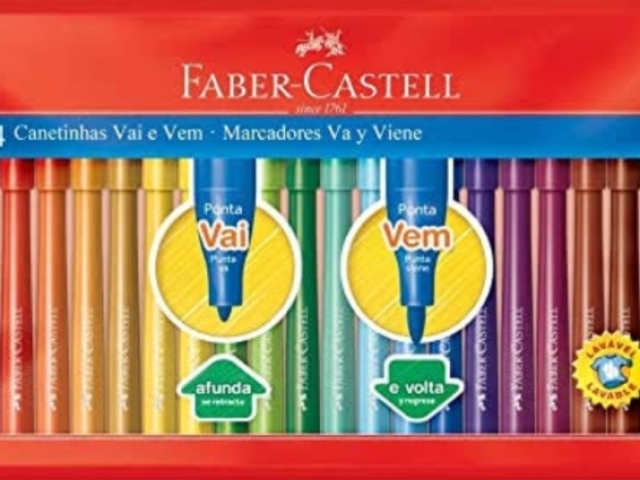 Faber Castell-ponta vai e vem