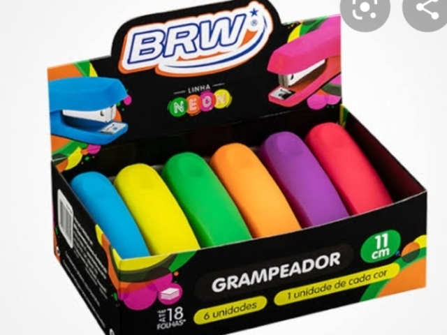 Grampeador neon