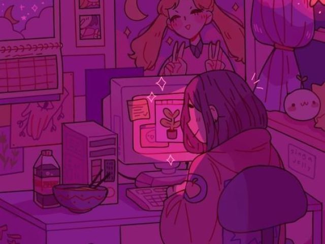 não é de anime mas eu gostei dela