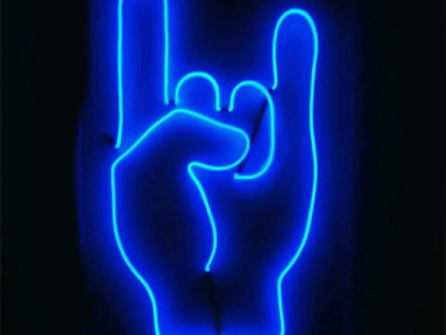 Heavy Metal neon