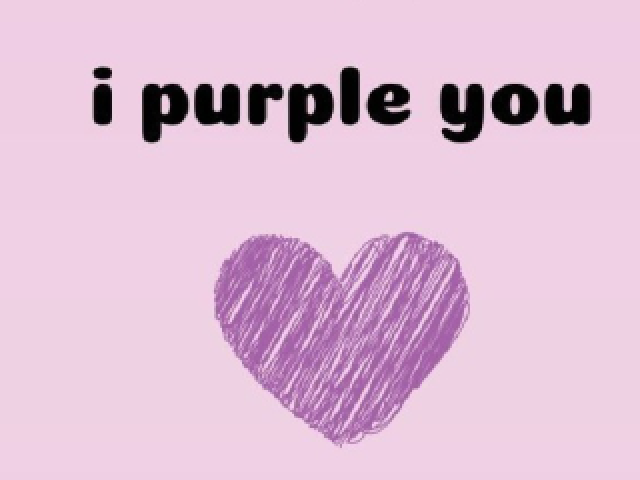 I purple you(eu te roxo)