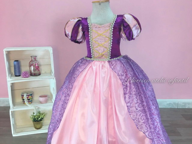 Vestido da Rapunzel