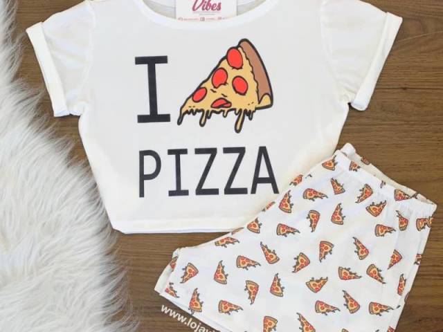 pijama de pizza