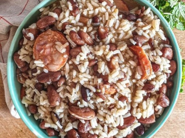 Arroz e feijão