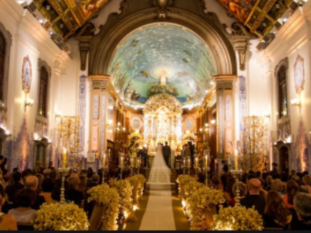 casamento na igreja.