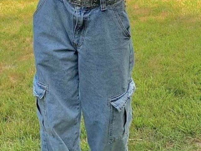 jeans largo ( mom jeans )