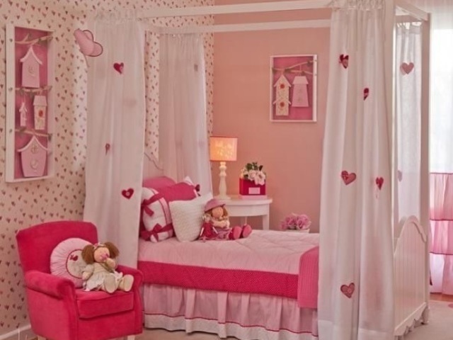 Monte o quarto da sua filha