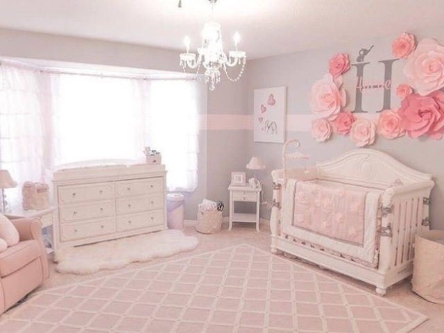 Monte o quarto da sua princesinha bebê