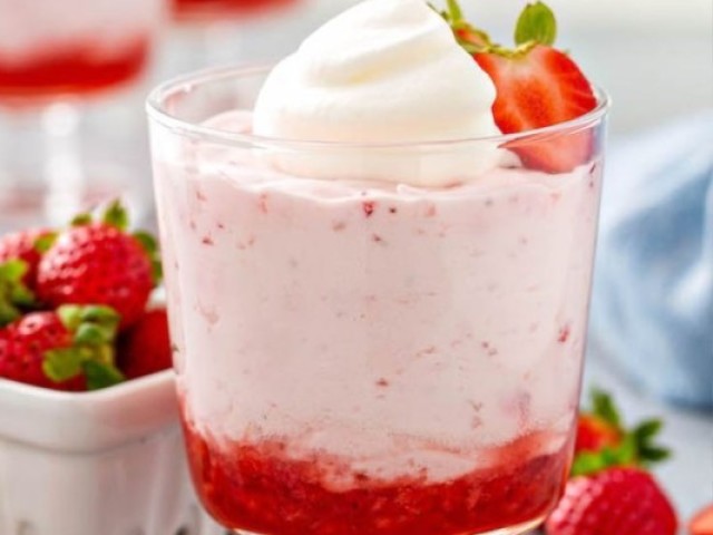 Mousse de morango