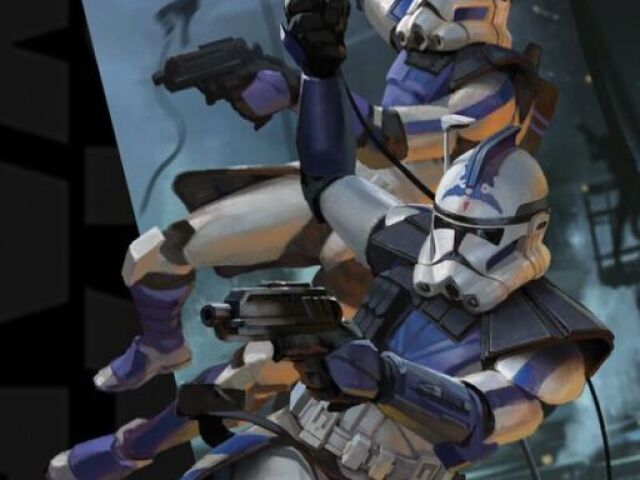 Clone Troopers - Criados para guerra e treinados desde a infância, lutaram contra os Sith nas guerras clônicas e contra os Jedi após a ordem 66.