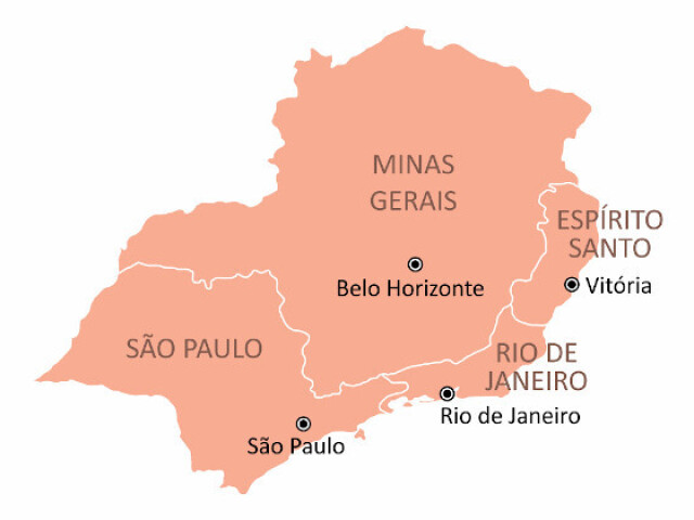 São Paulo, Rio de janeiro, Minas Gerais