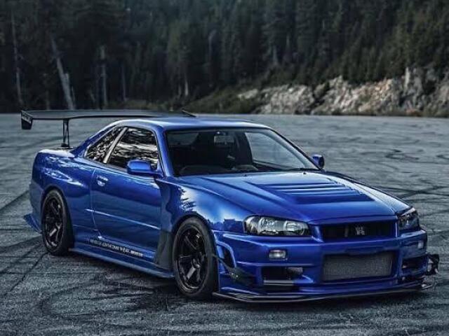 Skyline R34 Azul