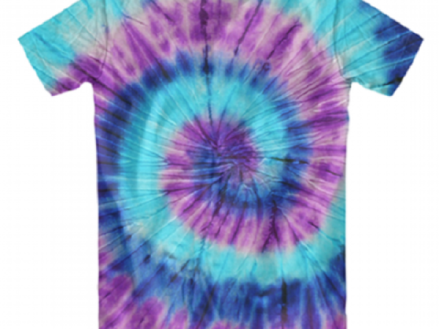 Um simples tie dye estiloso e dinâmico podendo ser usado a qualquer momento