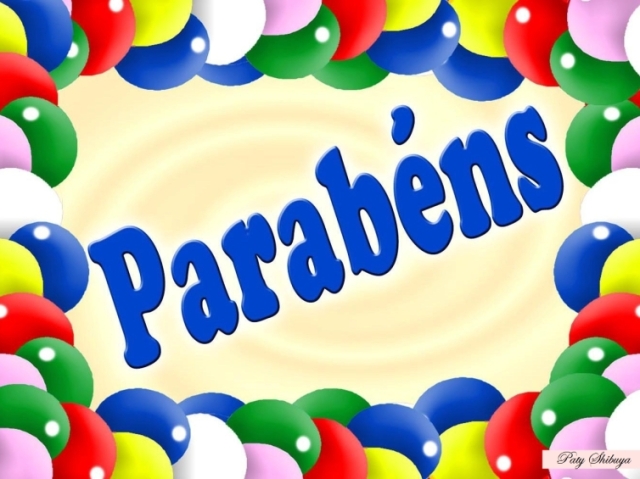 Parabéns!