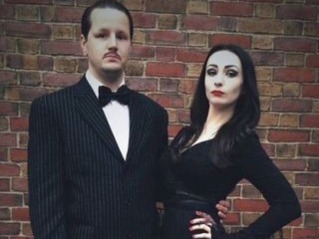 morticia e gomez addams!!!