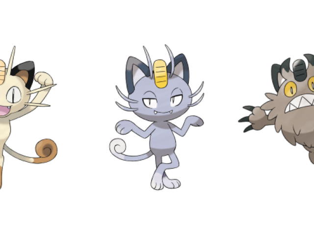 Qual forma do Meowth você teria?
