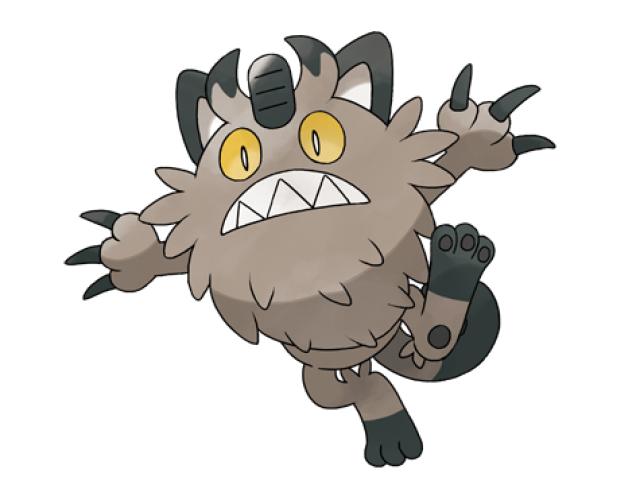 Meowth galar forma:metal