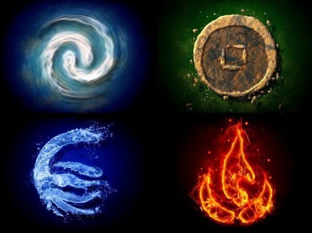 Qual elemento você dobraria em avatar?