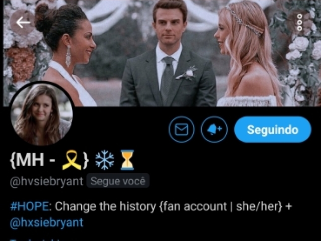 Você é: @hvsiebryant