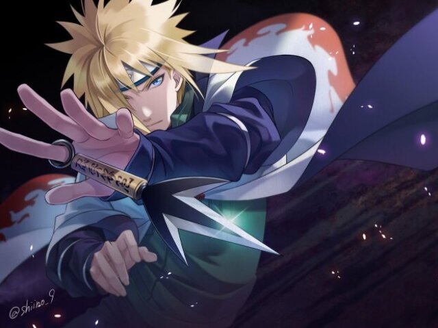 Minato Namikaze que foi o 4º hokage