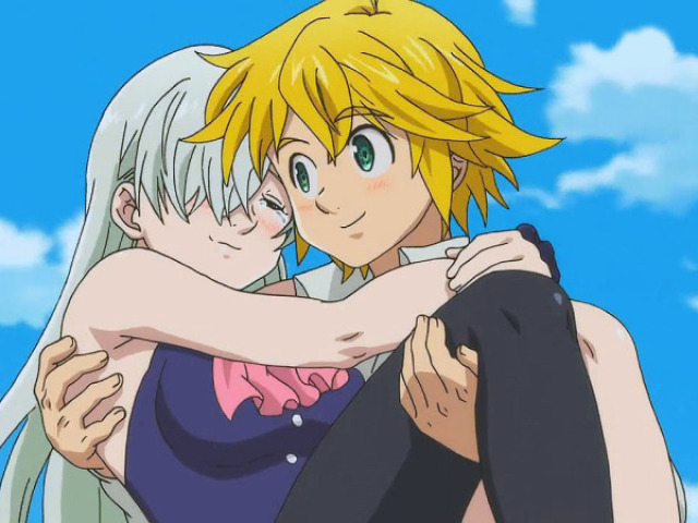 Meliodas x Elizabteh ou ELizabeth x Meliodas