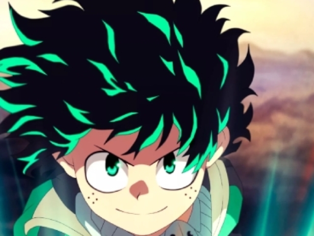 Vc sai correndo de casa e esbarra e deku 

Espera ele pedir desculpas e ficar com raiva e sair