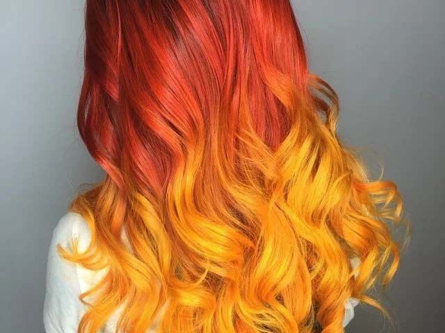 Amarelo e laranja