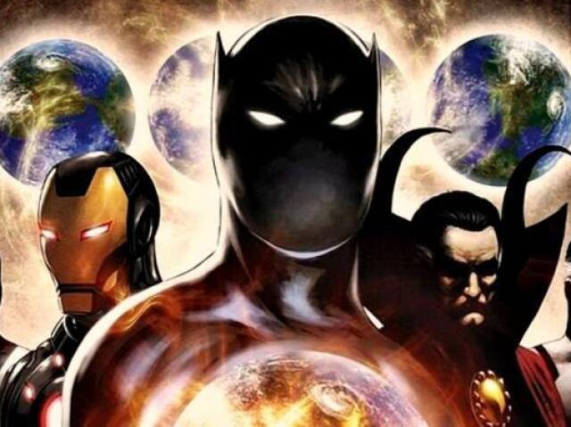 Illuminati os detentores das joias: Pantera Negra, Homem de Ferro, Namor, Raio Negro, Senhor Elástico, Capitão América, Doutor Estranho, Professor Xavier.