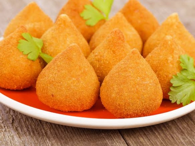 Coxinha pequena pra ser fitness