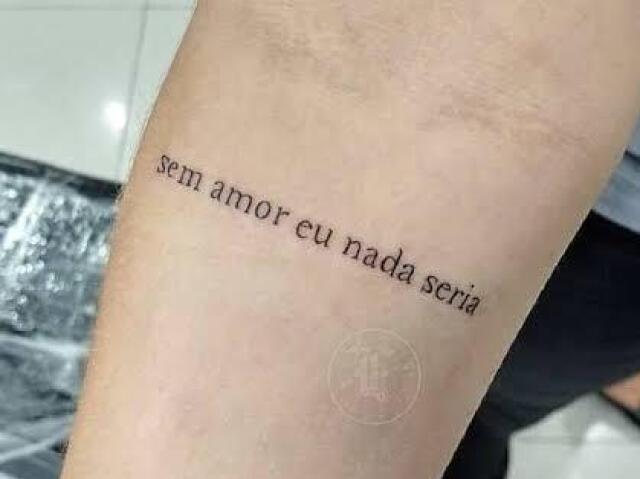 Sem amor eu nada seria