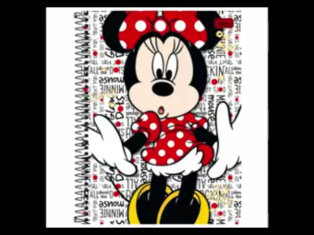 Caderno da minnie