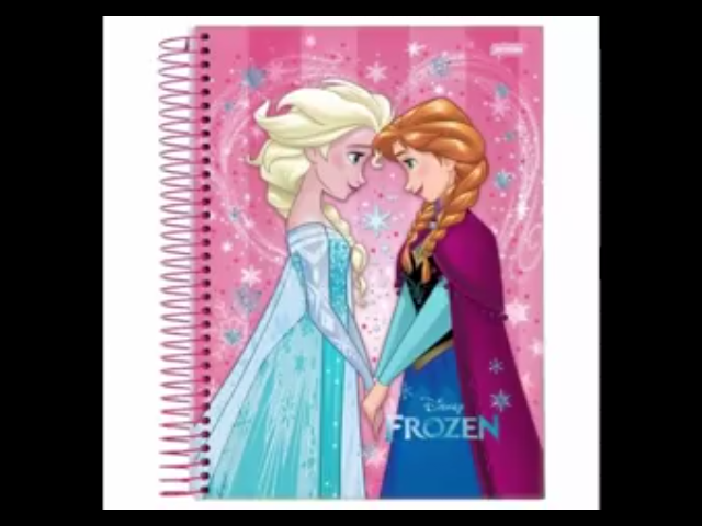 Caderno do Frozen