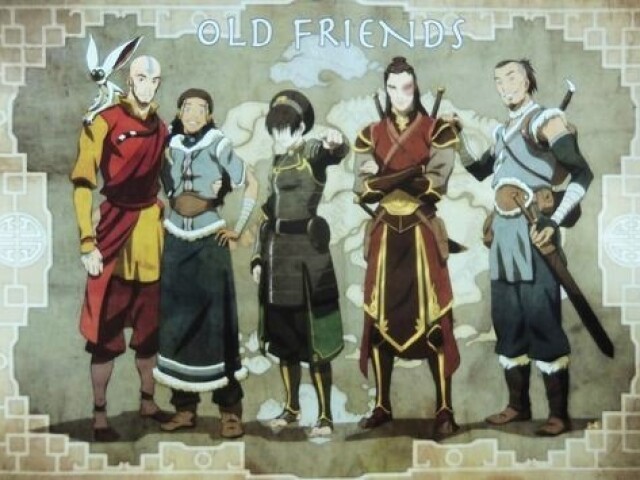 Soka,aang
,katara,zuco