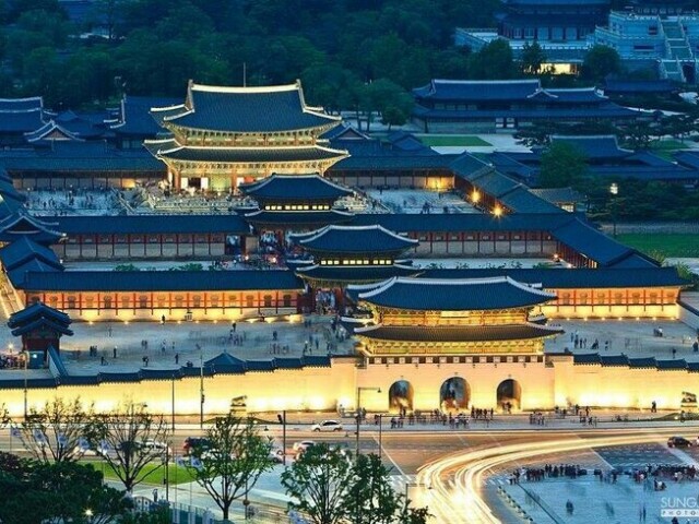 Visitamos o palácio gyeongbokgung