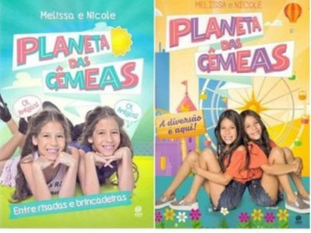 Planeta das gêmeas entre risadas e brincadeiras,Planeta das gêmeas a diversão é aqui,Planeta das gêmeas no fundo do mar,Planeta das gêmeas os segredos de Melissa e Nicole.