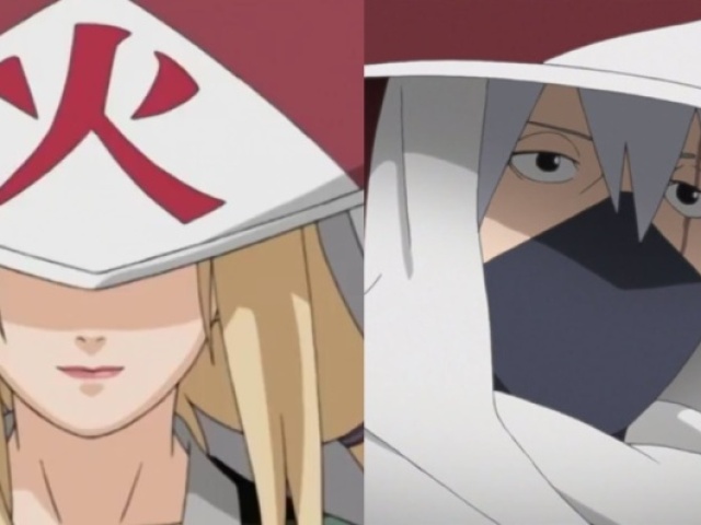 Kakashi, Tsunade e Naruto