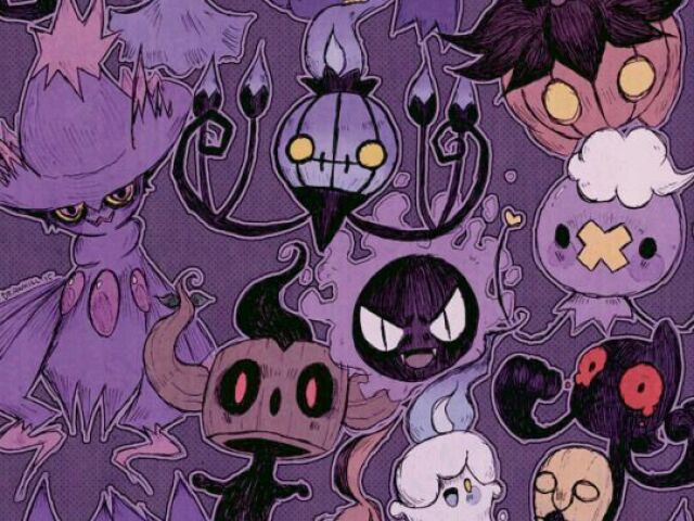 Qual é o seu Pokémon do tipo fantasma?