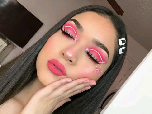 Tudo rosa, combina comigo.